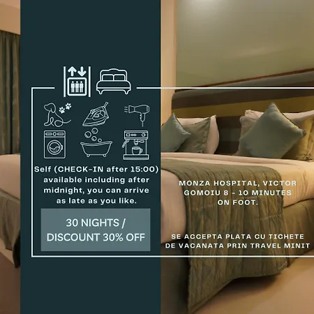 Studio Inn, Monza Hospital, National Arena, Monza Hospital, Late Check-out Available Apartman *